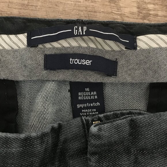 GAP Stretch Wide Leg Denim Trouser Pants - Picture 9 of 16